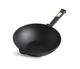 Сковорода чугунная Brizoll WOK Black 2,8 л 260х80 мм с черной деревянной ручкой и чугунной крышкой черная (91-90-W26HP1-1) - зображення 2