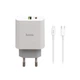Сетевое зарядное Hoco C80А (1USB/3A/Power Delivery/Quick Charge 3.0) + кабель Type C to Lightning Белый - изображение 1