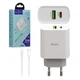 Сетевое зарядное Hoco C80А (1USB/3A/Power Delivery/Quick Charge 3.0) + кабель Type C to Lightning Белый - изображение 2