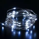 Светодиодная гирлянда роса нить 3 м на батарейках для дома 30 LED, Белый - изображение 4