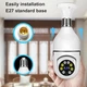 IP-камера поворотна бездротова камера відеоспостереження в патрон UKC Wi-Fi Smart Camera V380 E27 4.0 MP з програмою Ease Life - зображення 7