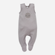 Напівкомбінезон дитячий Pinokio Hello Sleepsuit 50 см Grey (5901033292484) - зображення 1