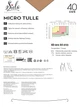 Колготы 40 Den женские Siela Micro Tulle 4 р Бежевые (4823102986906) - изображение 2