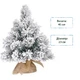 Новорічна штучна сосна лита Black Box Trees Dinsmore Frosted 45 см Зелена 8718861289060 - изображение 1