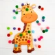 Деревянная игра Пушистый счет Жирафа 1-30 - изображение 3