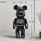 Фигурка Мишки Bearbrick коллекционная 35 см Черный (1012-936-01) - изображение 3