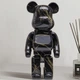 Фигурка Мишки Bearbrick коллекционная 35 см Черный (1012-936-01) - изображение 9