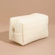 Косметичка велюрова ANbeauty 17х8х10 см White (AN0103005) - зображення 2