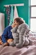 Мягкая игрушка IKEA JATTESTOR слон серый 60 см (703.735.91) - изображение 4