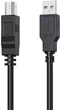 Кабель HP USB AM-BM, 1.0 м Black (DHC-PT100-1M) - зображення 1