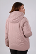 Демісезонна жіноча куртка Finn Flare FBC16002-812 Plus Size рожева 3XL - зображення 3