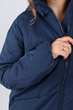 Демісезонна жіноча куртка Finn Flare FBC16002-101 Plus Size темно-синя 5XL - зображення 6