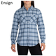 Женская тактическая фланелевая рубашка 5.11 HANNA FLANNEL 62391 Small, Ensign Blue Plaid - изображение 1