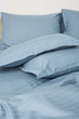 Комплект постельного белья Moon&Star Полуторный 143х210 см Ultramarine Satin Stripe (MS-820000680) - изображение 5