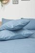 Комплект постельного белья Moon&Star Полуторный 143х210 см Ultramarine Satin Stripe (MS-820000680) - изображение 11