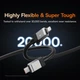 Кабель для швидкого заряджання телефону Baseus CoolPlay Series Type-C to Lightning |2m, 5A, 20W, PD| Чорний - зображення 8