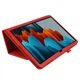 Чехол Deexe Folder Style для Samsung Galaxy Tab S7 Plus (T970/975) / S8 Plus (T800/806) - Red - изображение 6