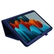 Чехол Deexe Folder Style для Samsung Galaxy Tab S7 Plus (T970/975) / S8 Plus (T800/806) - Dark Blue - изображение 6