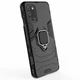 Чехол с подставкой Deexe Hybrid Case для OnePlus 8T - Black - изображение 4