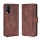 Чехол-книжка с кармашками Deexe Wallet Stand для VIVO Y20 (V2027) / Y12s - Brown - изображение 7