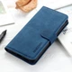 Чохол-книжка з застібкою KHAZNEH Retro Wallet для OnePlus 11R / Ace 2 - Blue - зображення 5