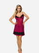 Koszula nocna DKaren Slip Iris L Crimson (5903068506819) - obraz 1