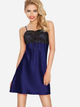 Koszula nocna DKaren Slip Ismena M Navy Blue (5902686591603) - obraz 1