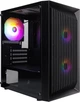Корпус 1stPlayer BS-2-3F1-BK Black с 3 RGB вентиляторами - изображение 1