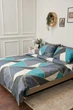 Комплект постельного белья Moon&Star King Size 220x240 см наволочки 2х70х70 см Triangles Микросатин Premium (MS-820001460) - изображение 3