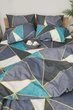 Комплект постельного белья Moon&Star King Size 220x240 см наволочки 2х70х70 см Triangles Микросатин Premium (MS-820001460) - изображение 10