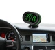 Автомобильные часы VST-7009V 2 термометра + вольтметр аккумулятора авто 12В-24В Зеленый - изображение 8