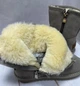 Зимние детские Ugg itts Australia угги 31 20 см бежевые - изображение 3