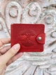 Зажим для денег Turtle Comfort Дерево жизни кожа crazy hours 9.8х8.3 см Красный - изображение 2
