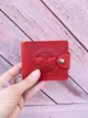 Зажим для денег Turtle Comfort Дерево жизни кожа crazy hours 9.8х8.3 см Красный - изображение 4