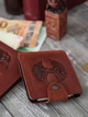 Зажим для денег Turtle Comfort Дерево жизни кожа crazy hours 9.8х8.3 см Коричневый - изображение 3