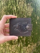 Зажим для денег Turtle Comfort Волк кожа crazy hours 9.8х8.3 см Темно-коричневый - изображение 2