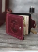Зажим для денег Turtle Дерево жизни с отделением для монет 9.8х8.3 см Красный - изображение 4