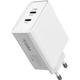 Сетевое зарядное устройство Gelius iDuo 40W GP-HC052 2 Type-C (2x20W) White - изображение 1