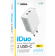 Сетевое зарядное устройство Gelius iDuo 40W GP-HC052 2 Type-C (2x20W) White - изображение 2