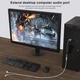 Кабель MOSWAG USB to AUX 0.2м silver - изображение 3