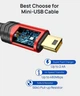 Кабель JSAUX USB Type A to miniUSB USB2.0 1м красный - изображение 5