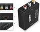 ​Конвертер AV на HDMI, RCA HDMI з додатковим живленням USB чорний (AV2HDMI) - зображення 4