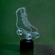 Ночник-светильник 3D "Роликовый конек" 3DTOYSLAMP 25х14 см 000262155 - изображение 2