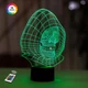 3D ночник-светильник "Череп 9" 3DTOYSLAMP 26х17 см (osv0001202) - изображение 1