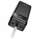 Power Bank Hoco J86B 60000mAh 22.5W PD20W/QC/LCD/Lamp Портативний Акумулятор Повербанк Чорний - изображение 3