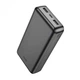 Power Bank Hoco J100A 20000 mAh Портативний Акумулятор Повербанк Чорний - изображение 1