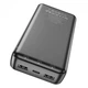 Power Bank Hoco J100A 20000 mAh Портативний Акумулятор Повербанк Чорний - изображение 3
