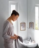 Cмеситель для умывальника Hansgrohe Novus 70 однорычажный с донным клапаном, Хром [71020000] - изображение 4