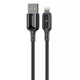 Кабель Proove Dense Metal Lightning 2.4A (1m) (black) - зображення 1