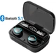 Бездротові TWS навушники Bluetooth True Wireless M10 50/2000мАг black - зображення 6